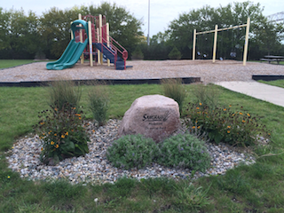 Sawgrass playground and park area